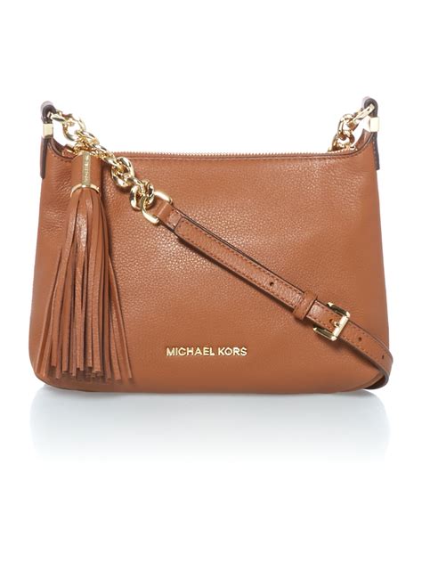 michael kors tan cloth crossbody|michael kors clothing.